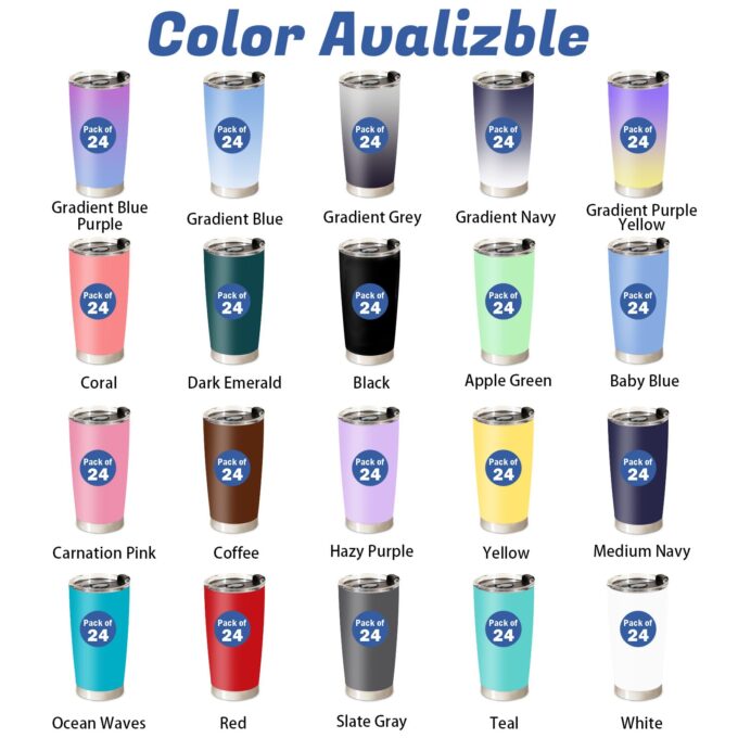Personalized Bulk Stainless Steel Tumblers 20 oz - Image 6