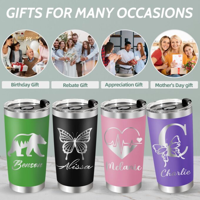 Personalized Coffee Tumbler with Name - Image 2
