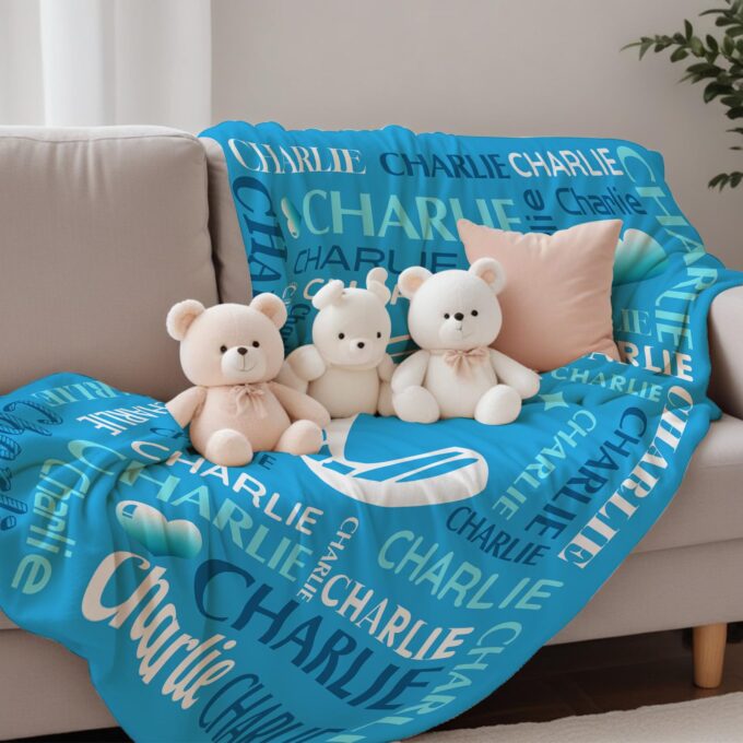 Personalized Custom Name Blanket for Kids - Image 8