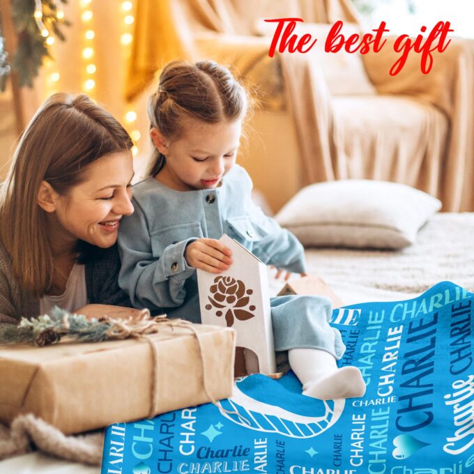 Personalized Custom Name Blanket for Kids - Image 3