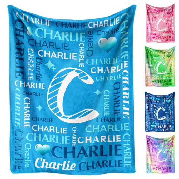 Personalized Custom Name Blanket for Kids